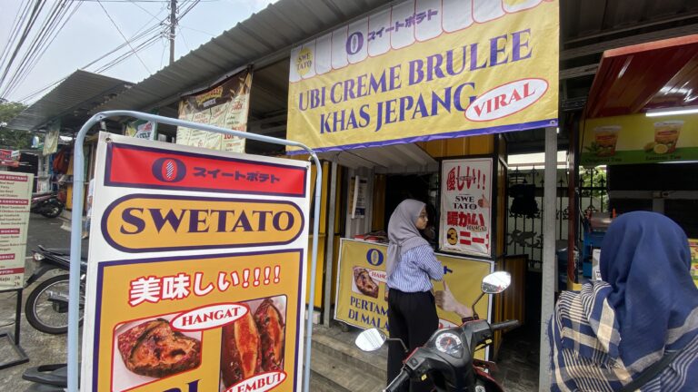 Viral! Ubi Creme Brulee Pertama di Malang