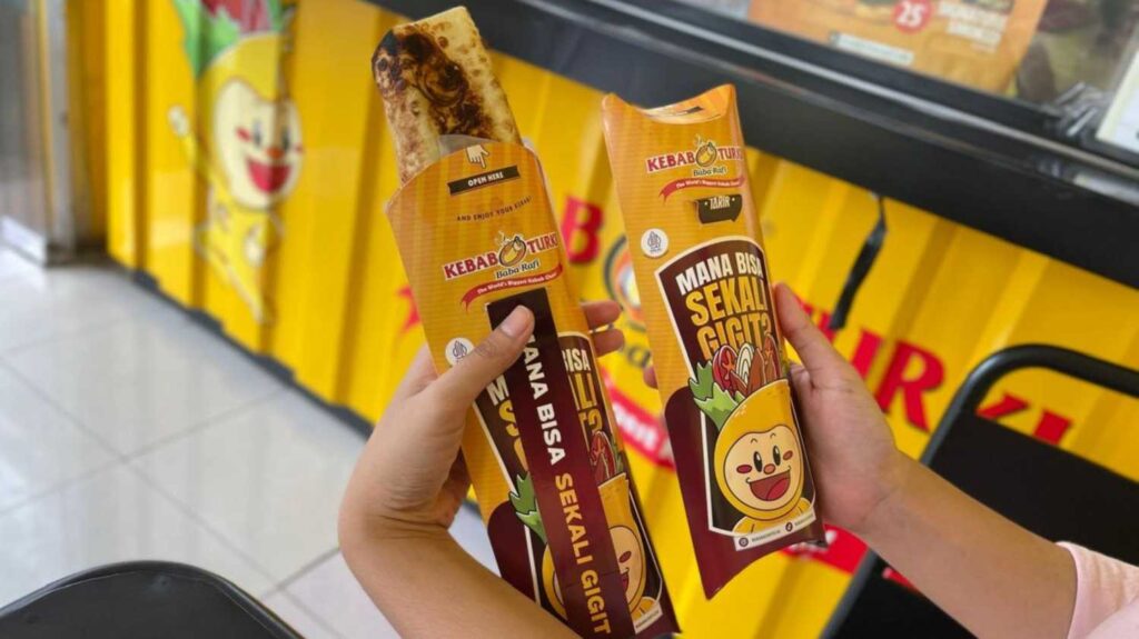 varian menu kebab yang tersedia melalui voucher titkok