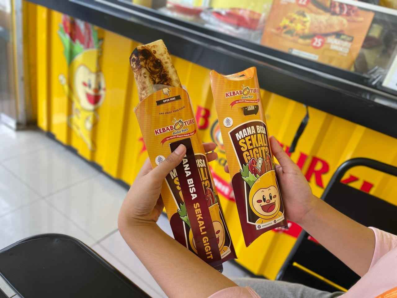 varian menu kebab yang tersedia melalui voucher titkok