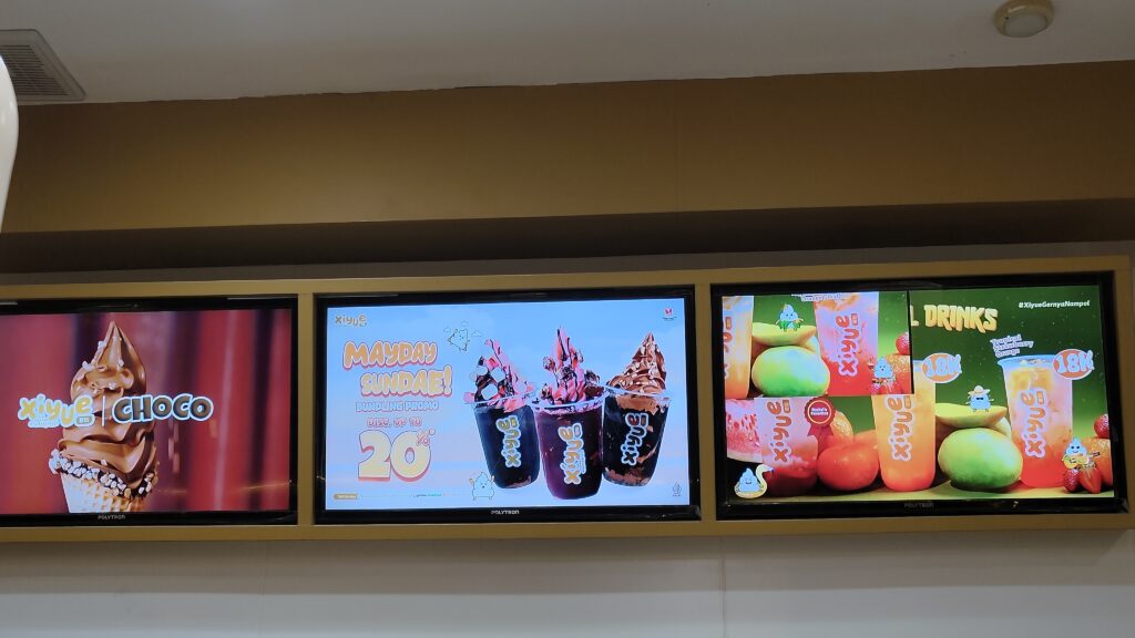 Promo pada Xiyue.