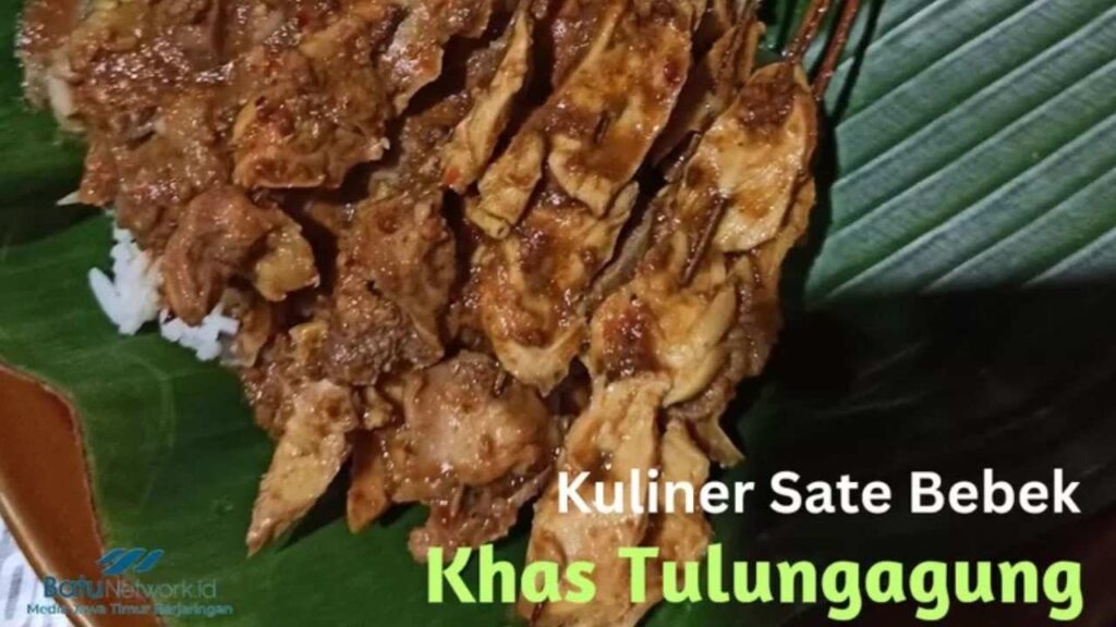 sate bebek khas Tulungagung