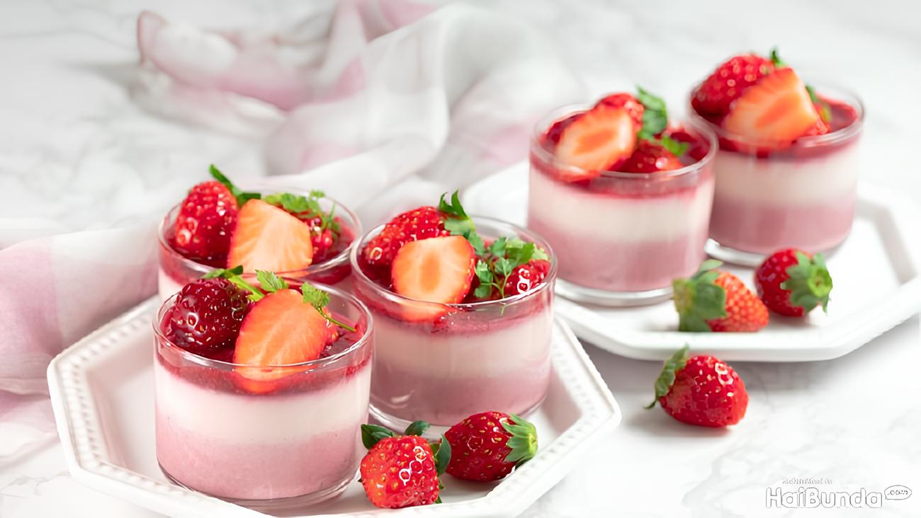 Pudding merah putih