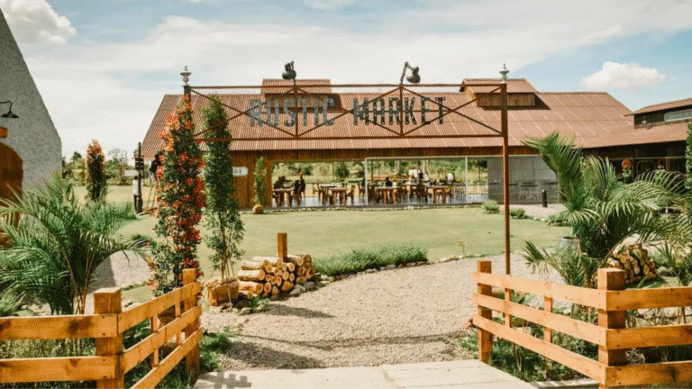 Rustic Market by The Lake