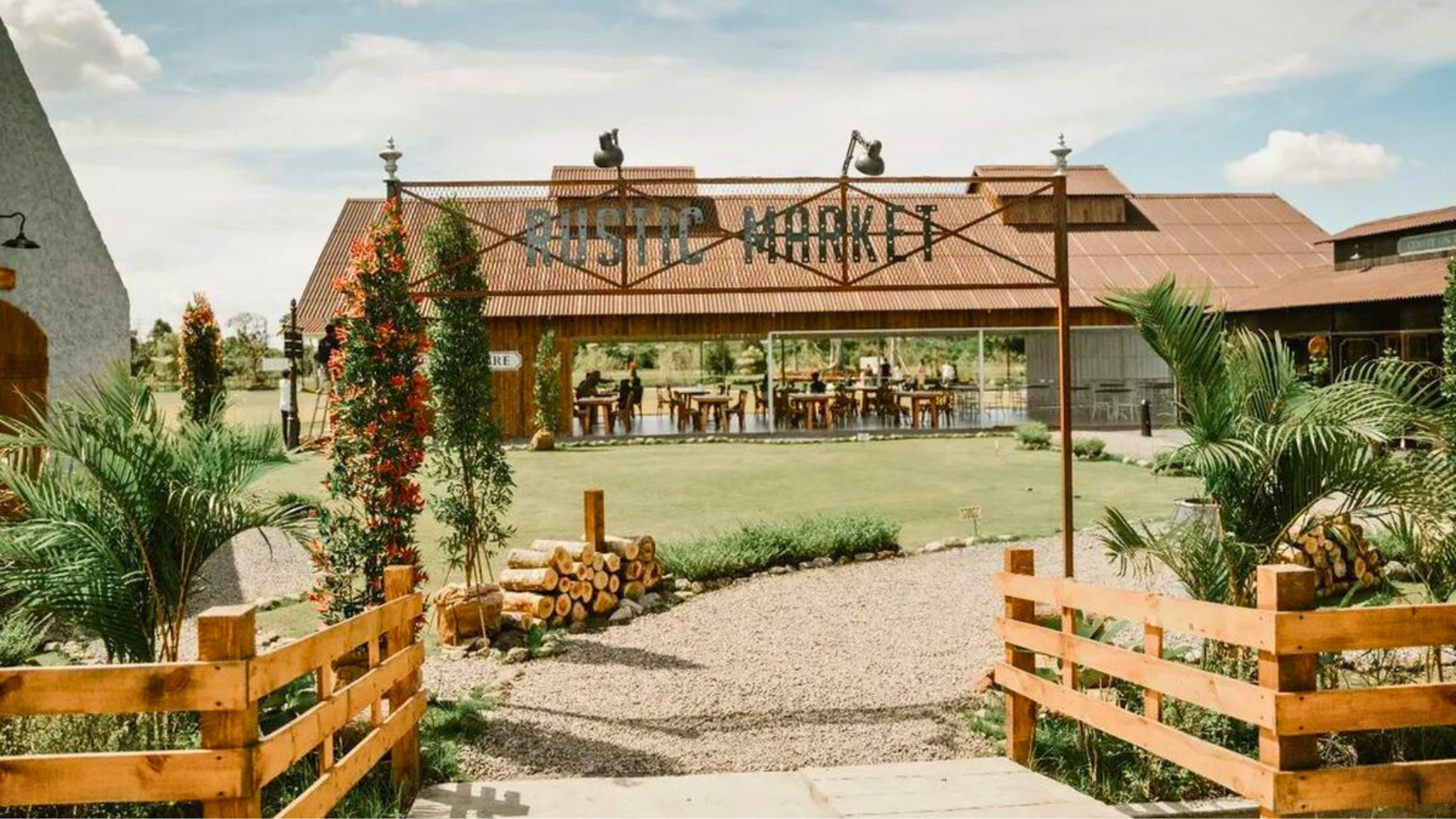 Rustic Market by The Lake